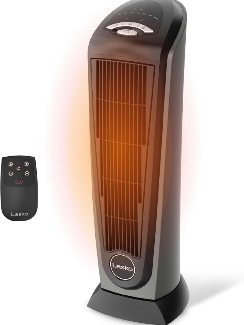 23" Ceramic Tower Space Heater with Remote Control - Energy Efficient & Stylish